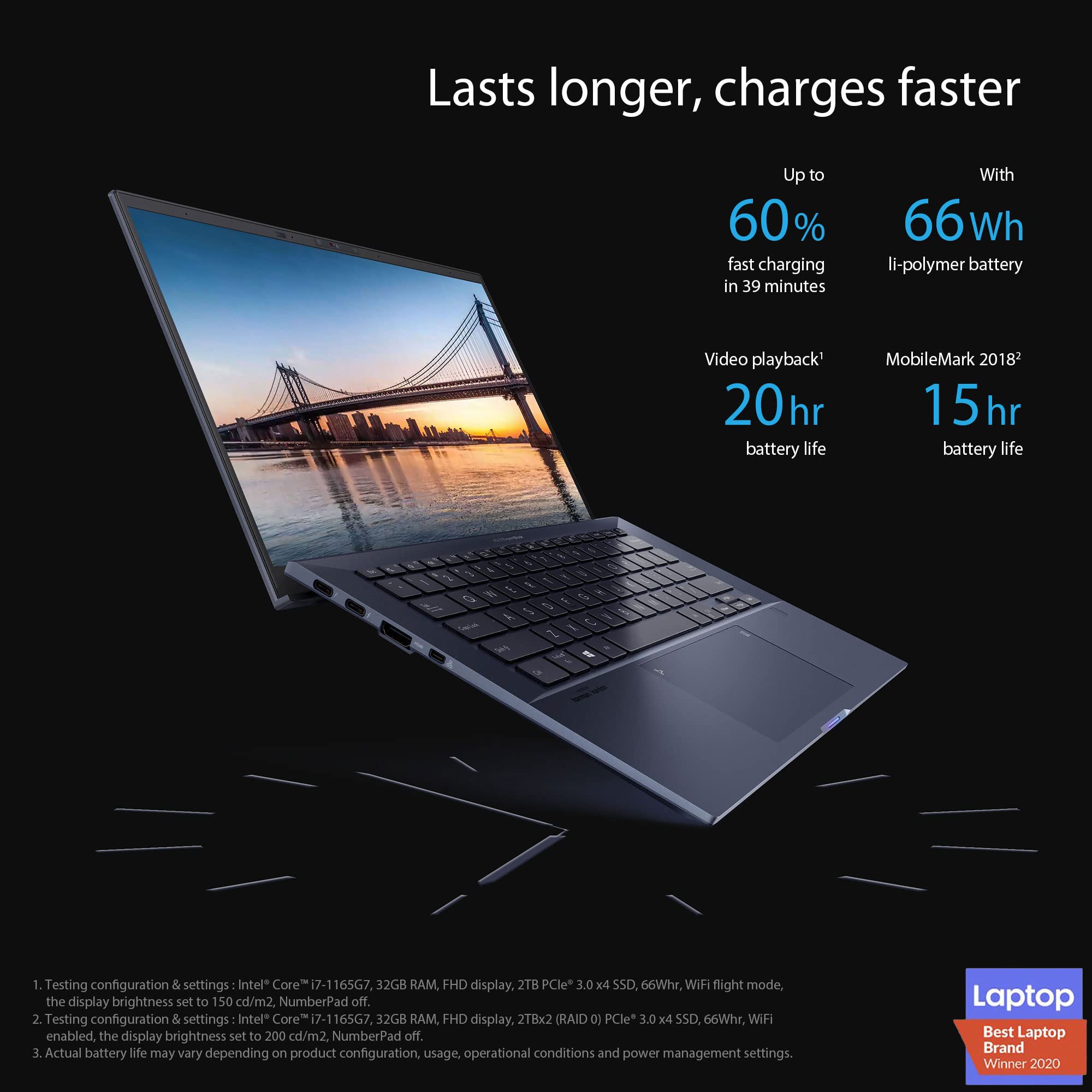 ASUS Expert Book B9 Thin & Light,i7-1165G7, 16GB RAM, 512GB SSD